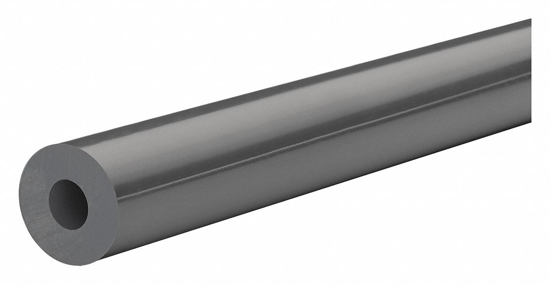 GRAINGER APPROVED Tube Stock, PVC Type 1, Standard Grade, Oversized/1.