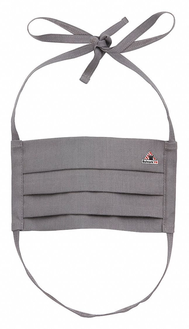 BULWARK Cloth Face Mask, TieBehind Mask, Cotton, Nylon, Reusable