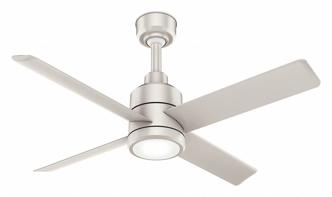 Ceiling Fan: 8 ft Blade Dia, 8 Speeds, 20, 776 cfm, 240V AC, 21 ft Max. Mounting Ht, White