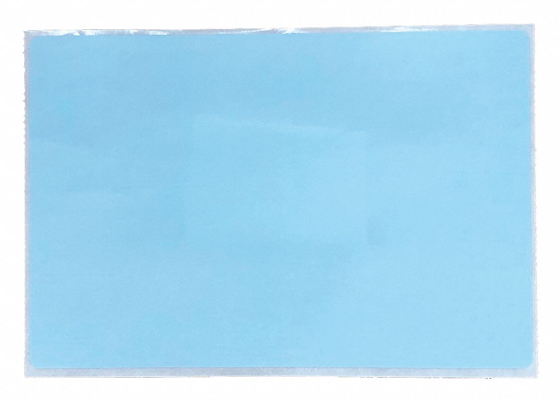 Barcode Printer Label: 3 in Label Wd, 5 in Label Ht, Blue, 3 in Core Dia., Matte