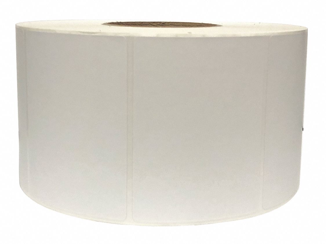 GRAINGER APPROVED Thermal Transfer Label Rolls Ribbon Required
