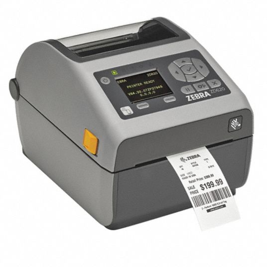 Zebra Desktop Printer 300 Dpi Tear Off Dispensing Wired 60ea37zd42043 D01e00ez Grainger 5741