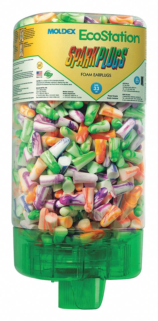 MOLDEX, Dispenser with Refill, Bullet, Ear Plug Dispenser 60EE316703