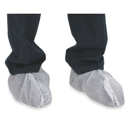 GRAINGER APPROVED Shoe Covers, Universal, White, PK 200
