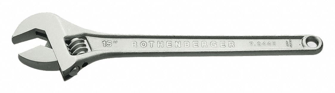 Adjustable Wrench,10 in Overall Length