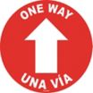 Bilingual Spanish - One Way Arrow Sign