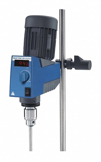 Overhead Mixer: 1, 300 RPM Max Speed, 100 N-cm, 70, 000 cps Max Viscosity, 100 L Volume, Variable