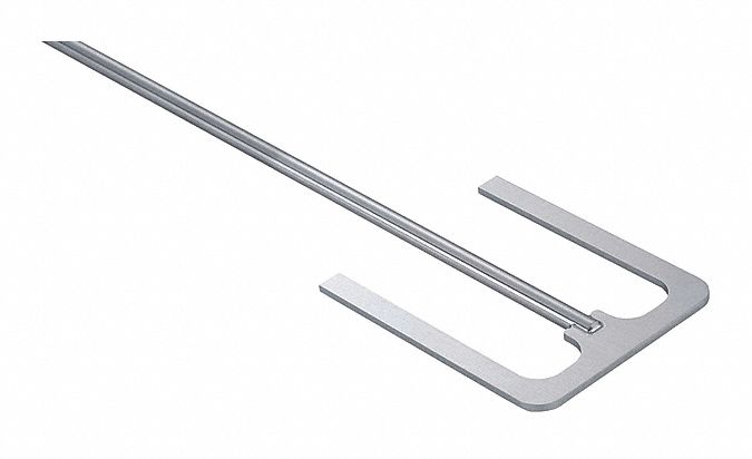 Anchor Stirrer: Anchor Stirrer, 1/4 in Shaft Dia, 13 3/4 in Shaft Lg, Anchor, 3 1/2 in Blade Dia
