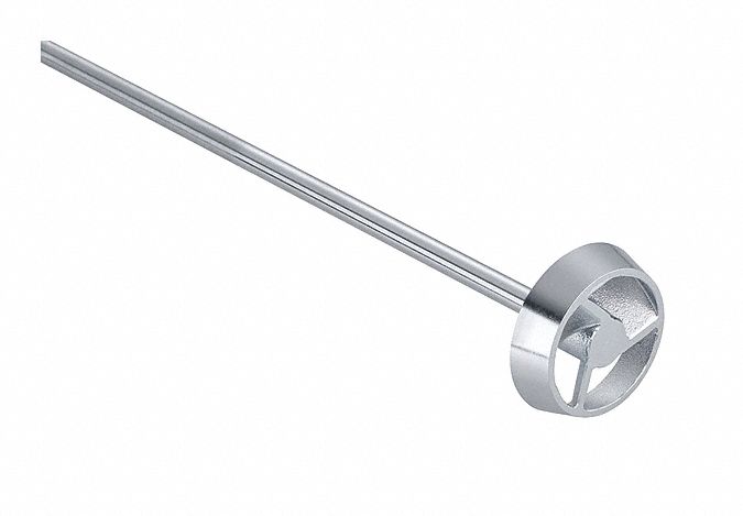 Turbine Stirrer: Turbine Stirrer, 1/4 in Shaft Dia, 13 3/4 in Shaft Lg, Turbine, 2 in Blade Dia