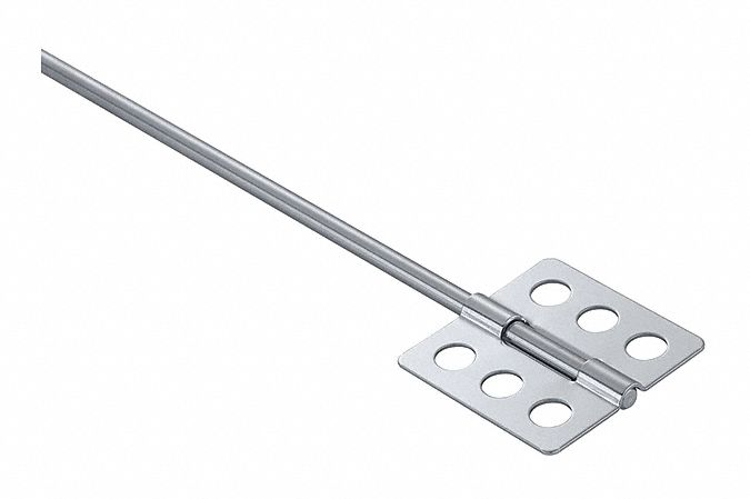 Paddle Stirrer: Paddle Stirrer, 1/4 in Shaft Dia, 21 3/4 in Shaft Lg, Paddle, 2 3/4 in Blade Dia