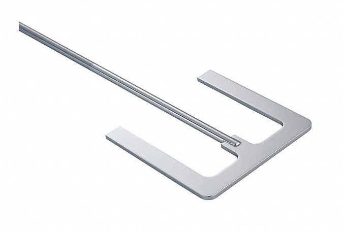 Anchor Stirrer: Anchor Stirrer, 3/8 in Shaft Dia, 21 3/4 in Shaft Lg, Anchor, 6 in Blade Dia