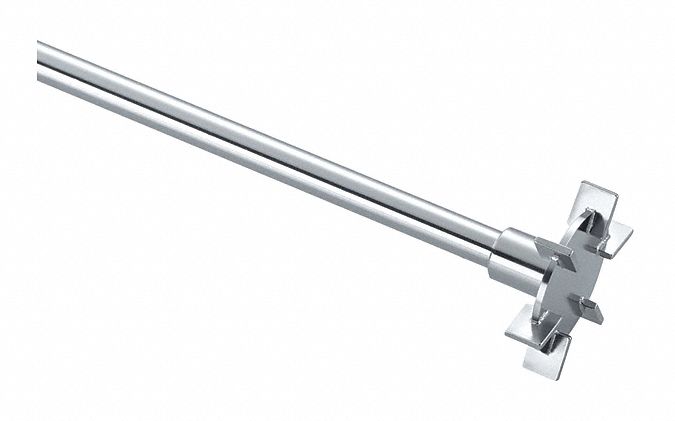 Blade Stirrer: Blade Stirrer, 3/8 in Shaft Dia, 22 1/4 in Shaft Lg, 2 in Blade Dia