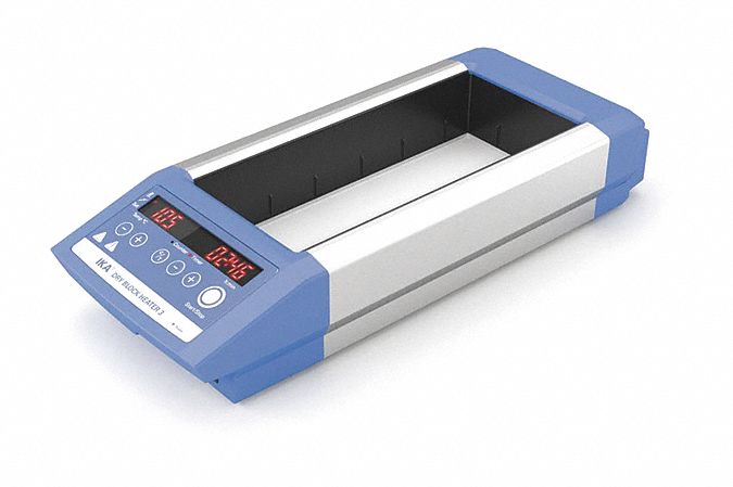 Dry Block Heater: 15 in Overall Dp, 2 7/8 in Overall Ht, 5 7/8 in Overall Wd, 40°C Op Temp - Max