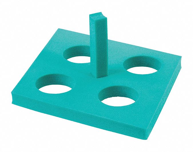 (4) Tubes, Tube Rack - 60EM23|0020003669 - Grainger