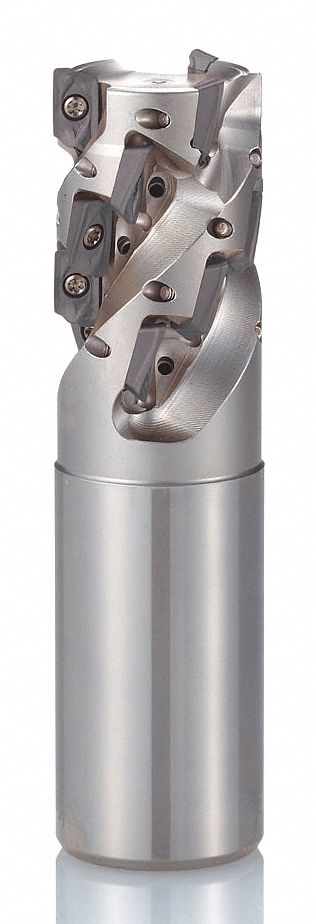 thumbnail image 2 of 1-1/4″ X 1-1/4″ Indexable End Mill – 90 Degree Square Shoulder – For APKT Inserts – Milling Tool 2 of 6