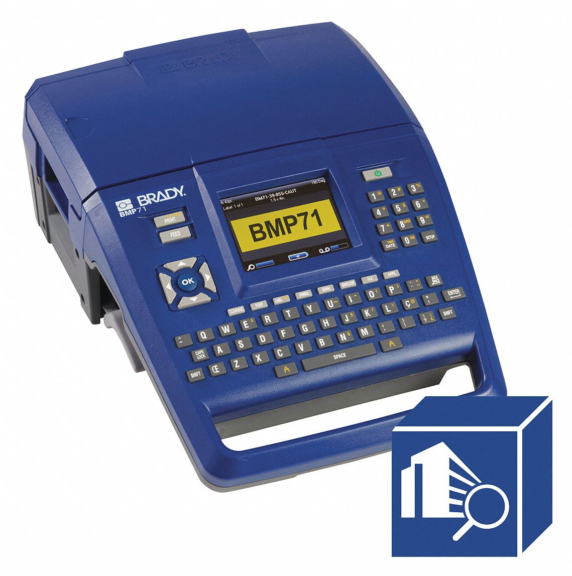 BRADY Label Printer, Barcode Printer Type Desktop, Printer Brand Brady ...