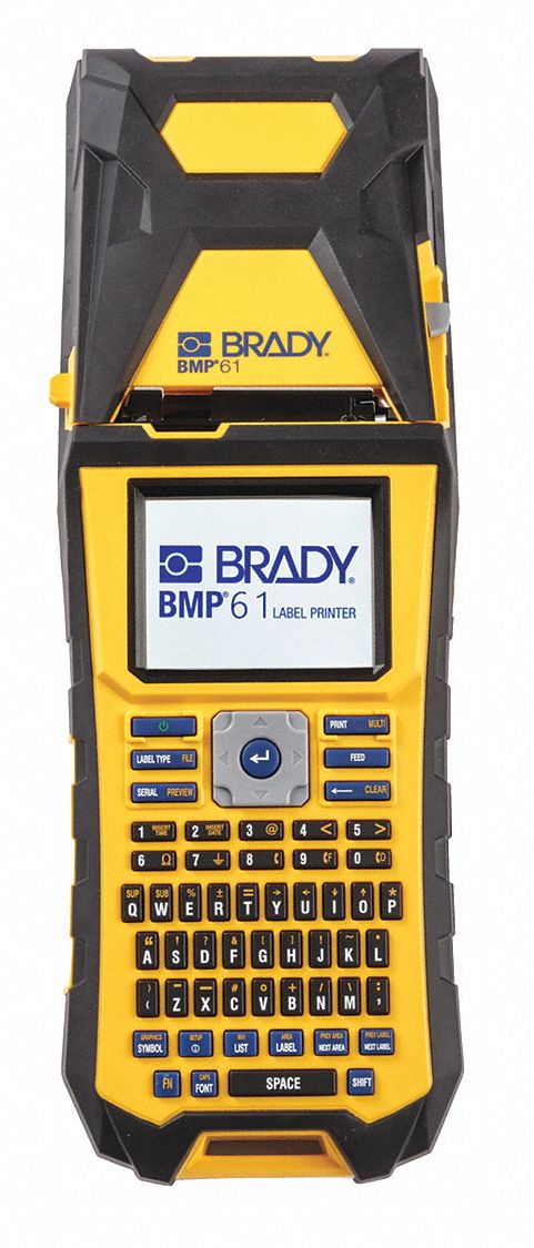 BRADY Label Printer, Barcode Printer Type Mobile, Printer Brand Brady ...