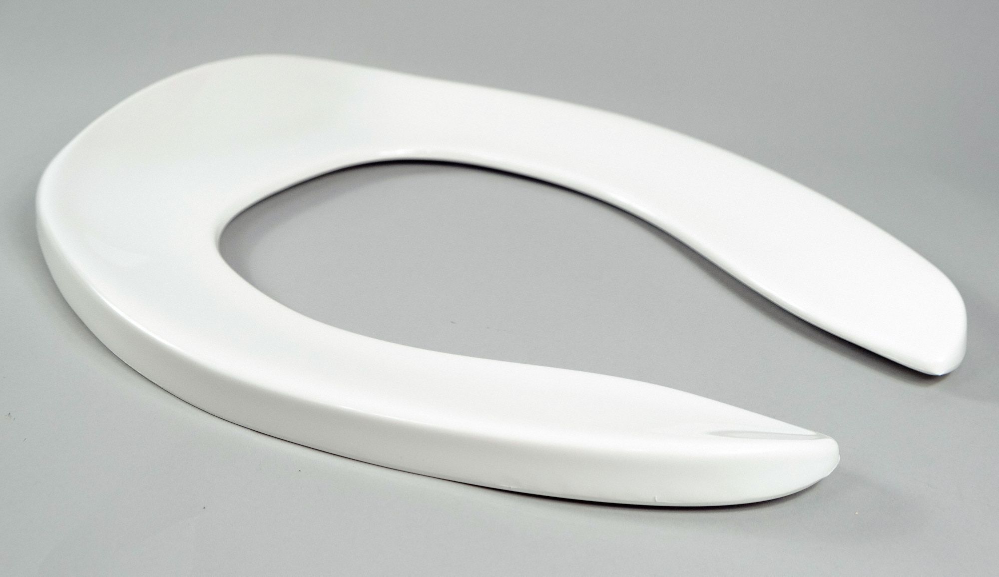 CENTOCO Toilet Seat White, Stainless Steel, SelfSustaining Check