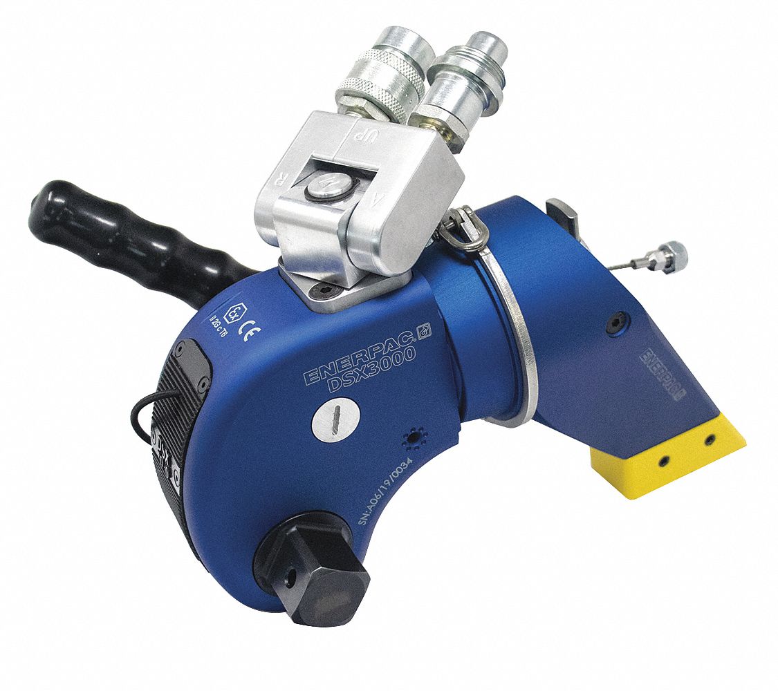 ENERPAC Square Drive Hydraulic Torque Wrench, Socket Size Range (In.) 3
