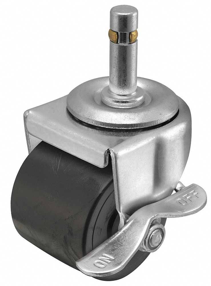 SHEPHERD CASTER Stem Caster: Swivel Caster With Brake - 60EZ42 ...