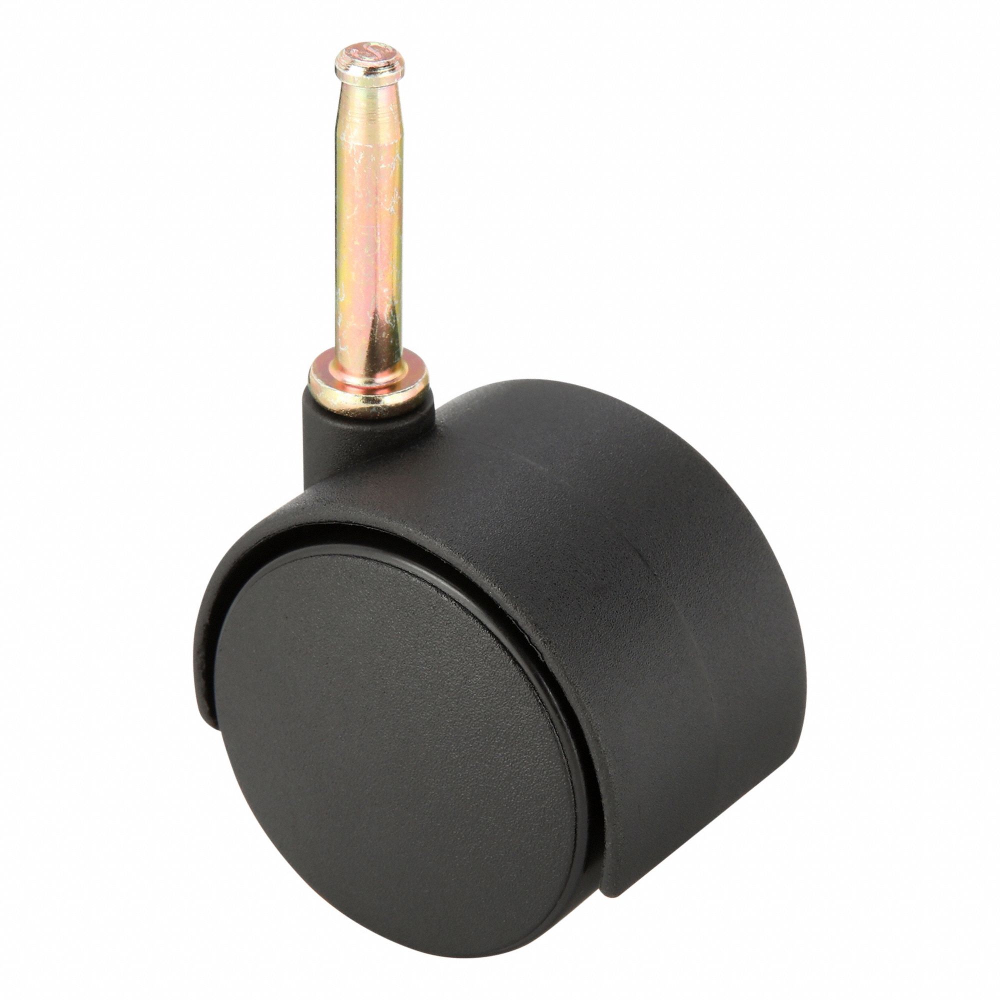 Stem Caster: Swivel Caster, Plain, Non-Marking, No Brake Included, Nylon