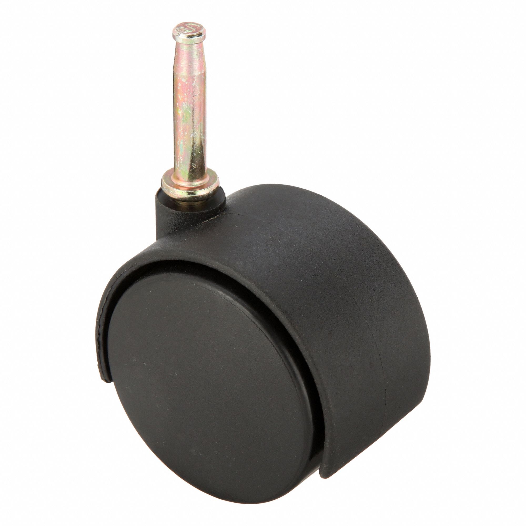 Stem Caster: Swivel Caster, Plain, Non-Marking, No Brake Included, Nylon