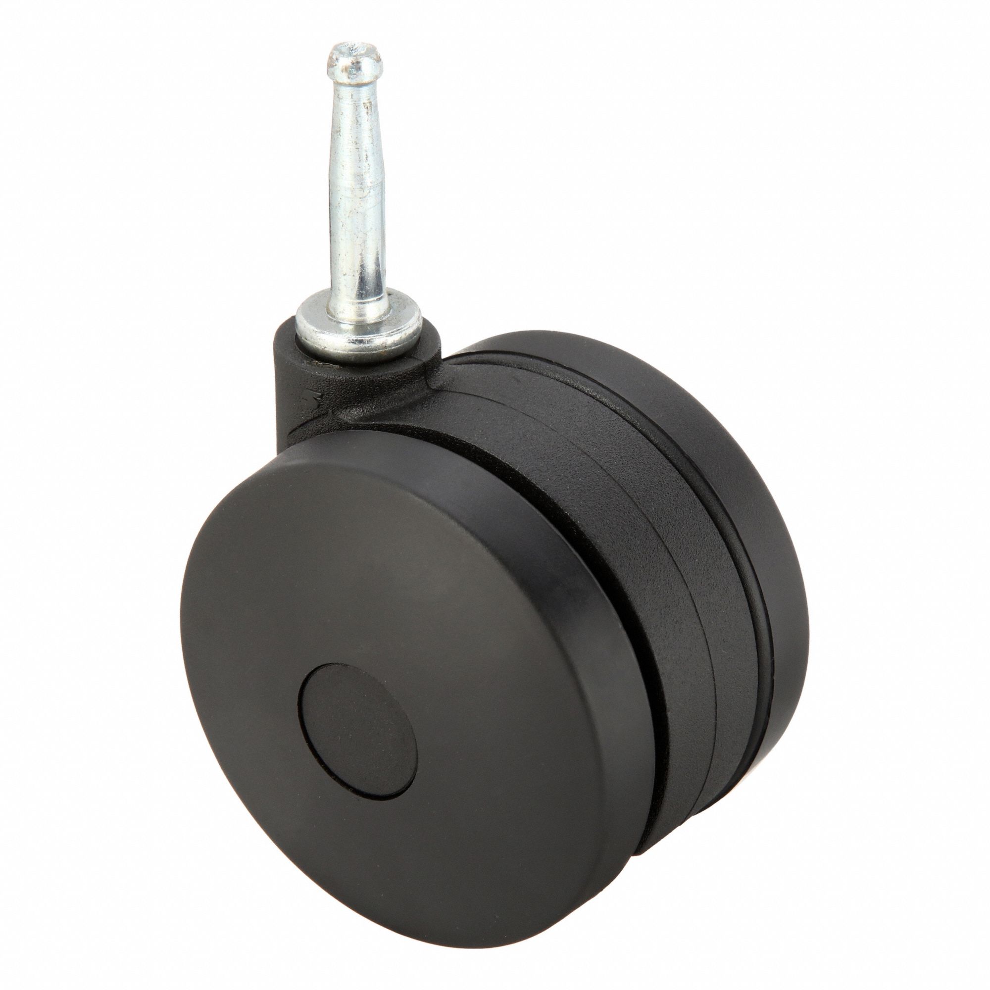 Stem Caster: Swivel Caster, Plain, Non-Marking