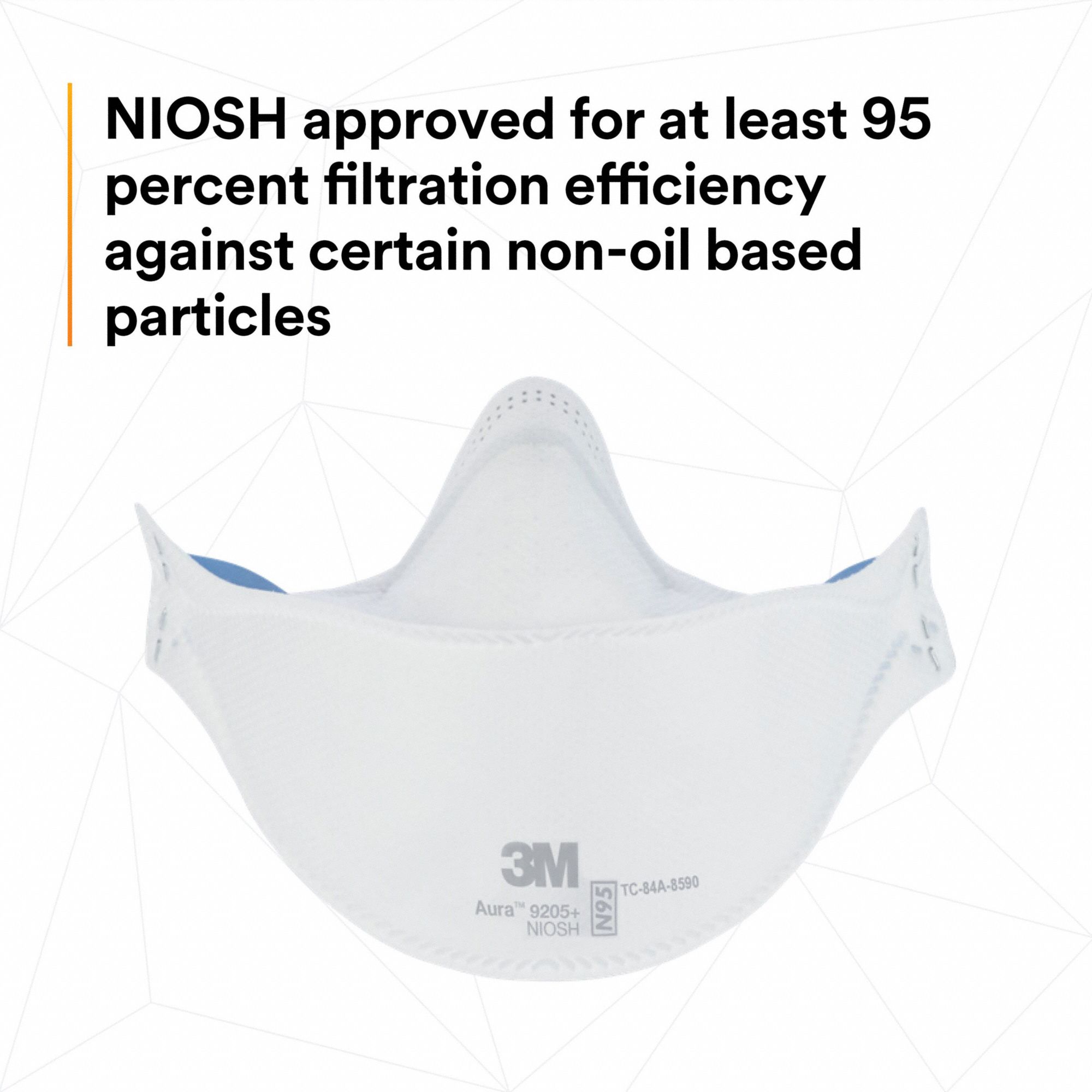 3M Disposable Respirator, Universal, N95, PK 20 60FE789205+ Grainger