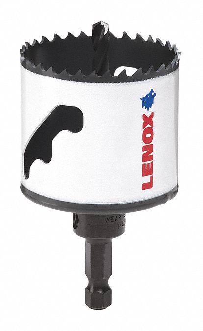 Hole Saw: 2 1/4 in Saw Dia., 4/5 Teeth per Inch, 1 7/8 in Max. Cutting Dp, Bi-Metal