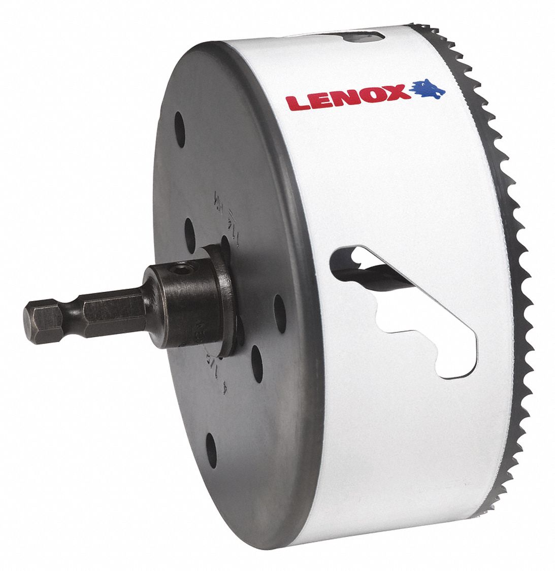 Hole Saw: 4 1/2 in Saw Dia., 4/5 Teeth per Inch, 1 7/8 in Max. Cutting Dp, Bi-Metal