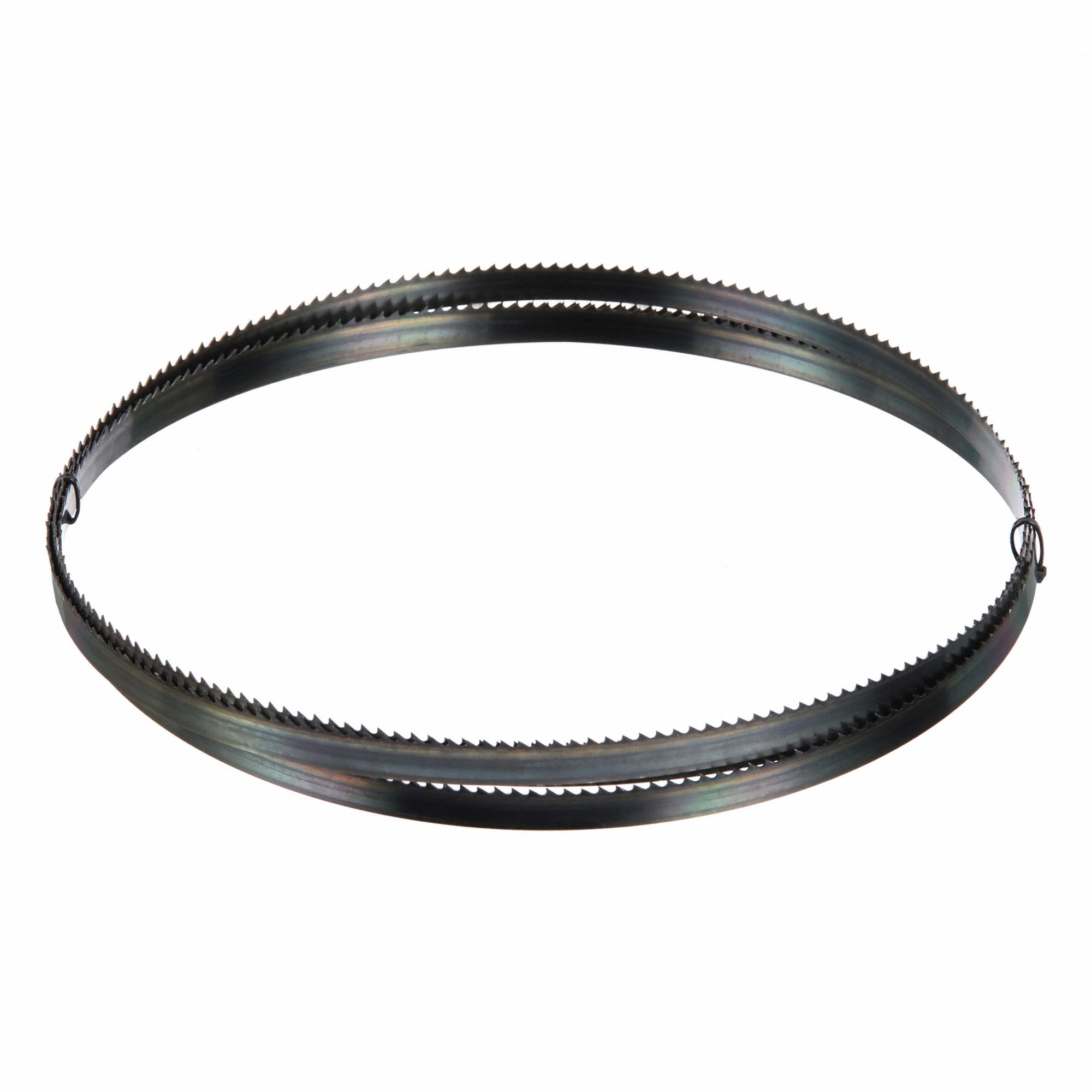 Band Saw Blade: Bi-Metal, Flex Back, 7 ft 9-1/2 in, Hook Cutting Edge, 1/2 in Blade Wd, 4