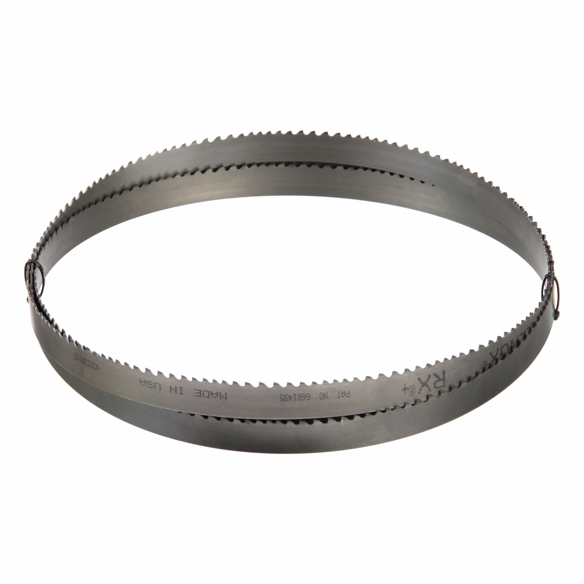 Band Saw Blade: Bi-Metal, RX+, 7 ft 9 in, Gulleted Cutting Edge, 3/4 in Blade Wd, 4/6, RX+