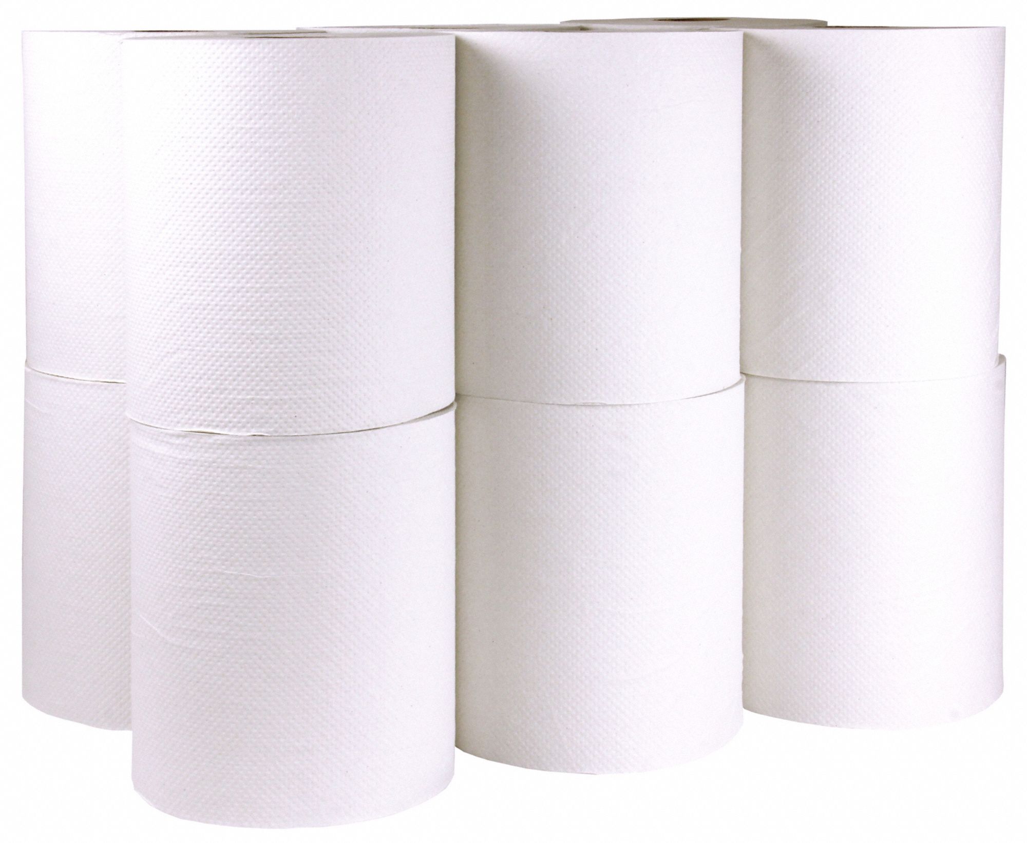 PAPER TOWEL ROLL, WHITE, 7⅞ IN ROLL WIDTH, 600 FT LENGTH, CONTINUOUS, 12 PK