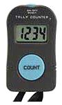 Digital Hand Tally Counter: Top Coming (TC), Top Coming (TC), Handheld Mounting, Black, LCD