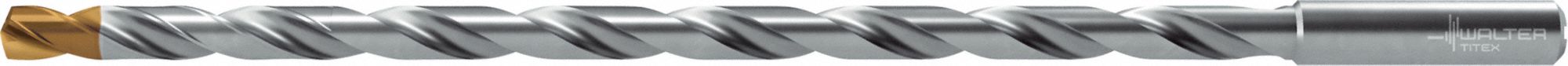 Extra Long Drill Bit, Spiral, 124.00 mm L