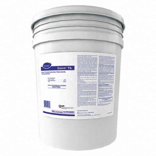 DIVERSEY, Bucket, 5 gal Container Size, Disinfectant Cleaner - 60FV44 ...