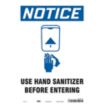 Notice - Use Hand Sanitizer Before Entering Sign