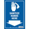 Sanitize Hands Here Sign