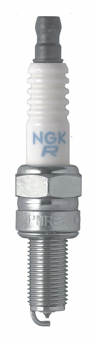 Spark Plug: Marine/Powersports, Nickel Core, 5/8 in Hex Size, 0.393 in Thread Size, Nickel, 6955