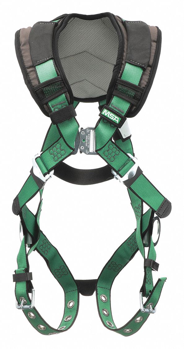 MSA, Climbing/Confined Spaces/Positioning, Vest Harness, Fall