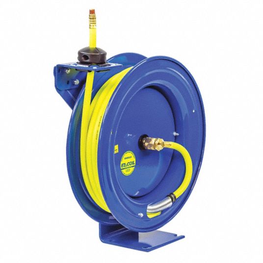 Coxreels EZ-P-LP-325-HV 3/8x25' 300psi EZ-Coil Hi-Vis Performance Low Pressure Hose Reel