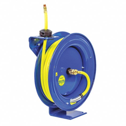 Coxreels EZ-SH-4100-HV 1/2X100' 300psi EZ-Coil Safety Hi-Vis Heavy Duty Low Pressure Hose Reel