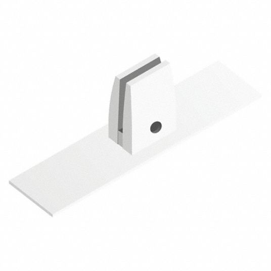 USA SEALING Brackets for Plastic Dividers, DoubleSided Tape