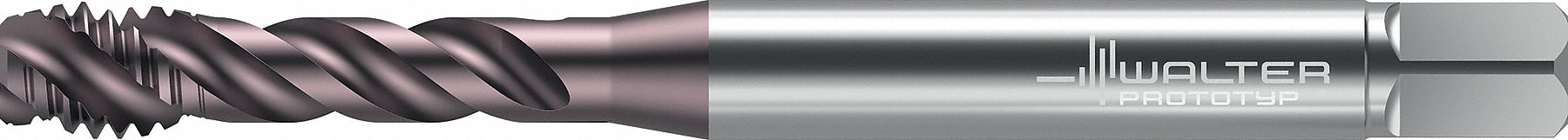 Spiral Flute Tap, #5-40, HSS