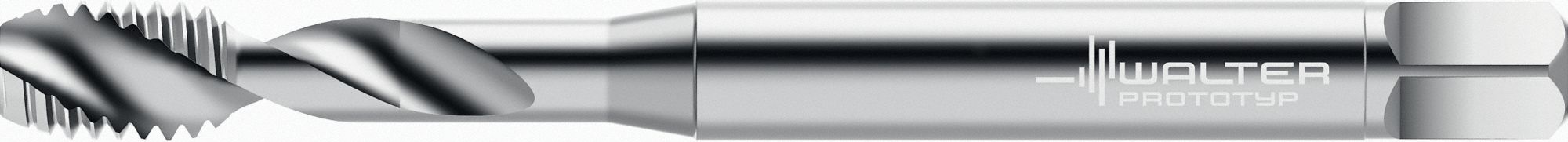 Spiral Flute Tap, #4-40, HSS