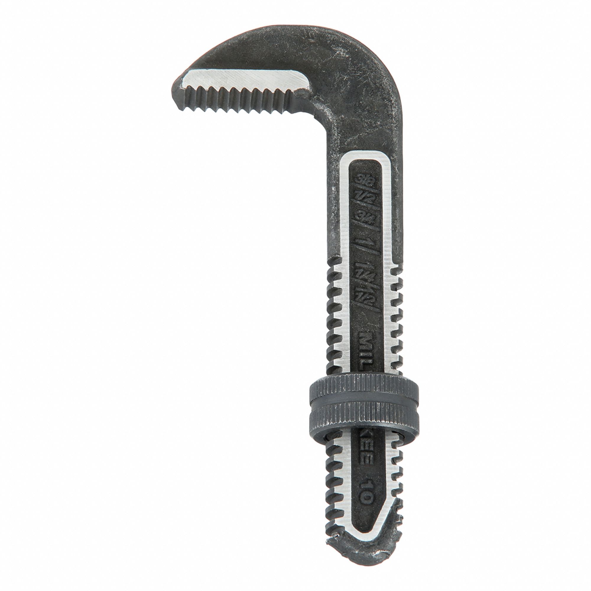 Hook Jaw with Adjustment Nut Kit: For Serrated Jaw Texture, Alloy Steel/Aluminum