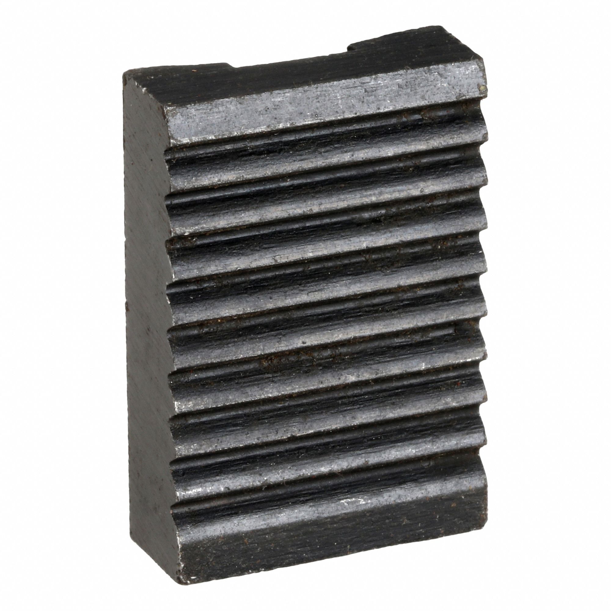 Heel Jaw with Rivet and Roll Pin Kit: For Serrated Jaw Texture, Alloy Steel/Aluminum