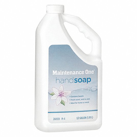 Hand Soap: 0.5 gal Size, Requires Dispenser, Floral, 6 PK