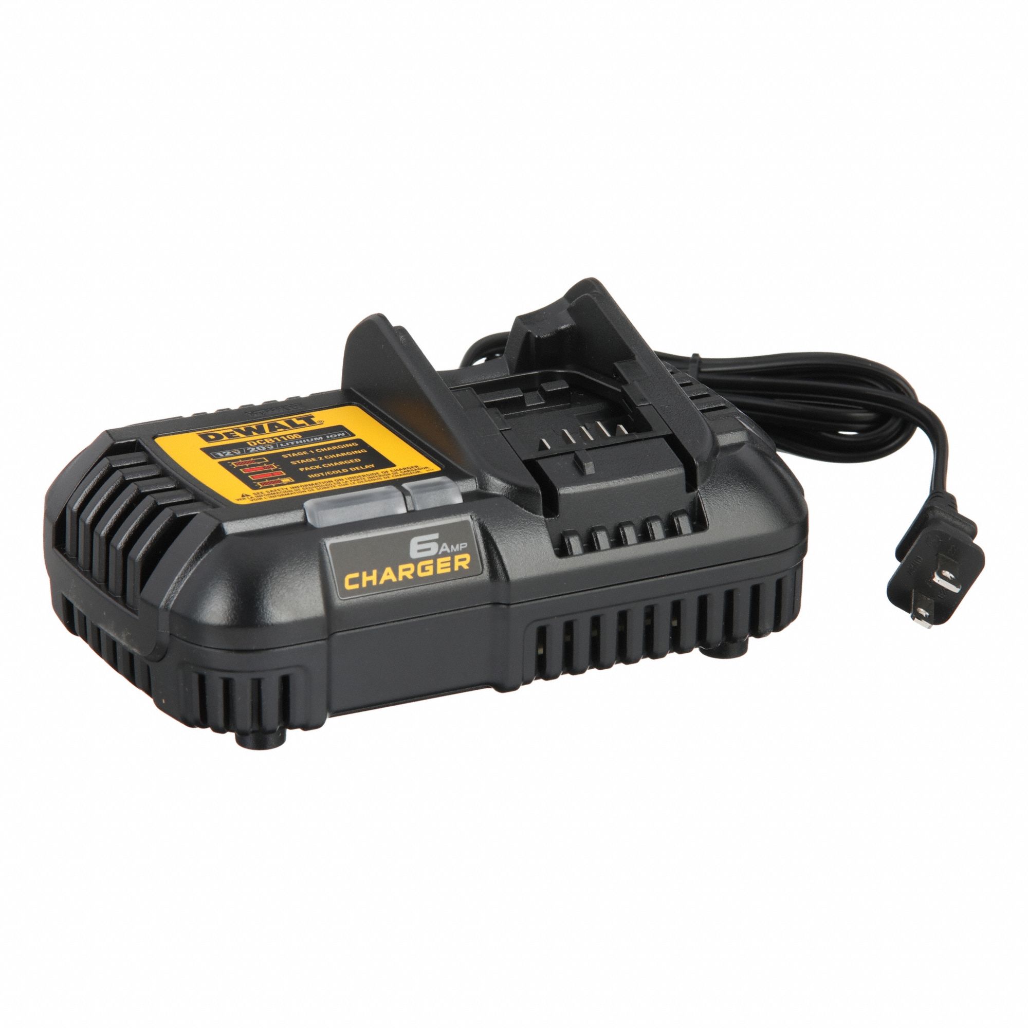 Battery Charger: Single-Port Charging, For 12V DC/20V DC/60V DC, 6 Ah Charged in 1-Hour