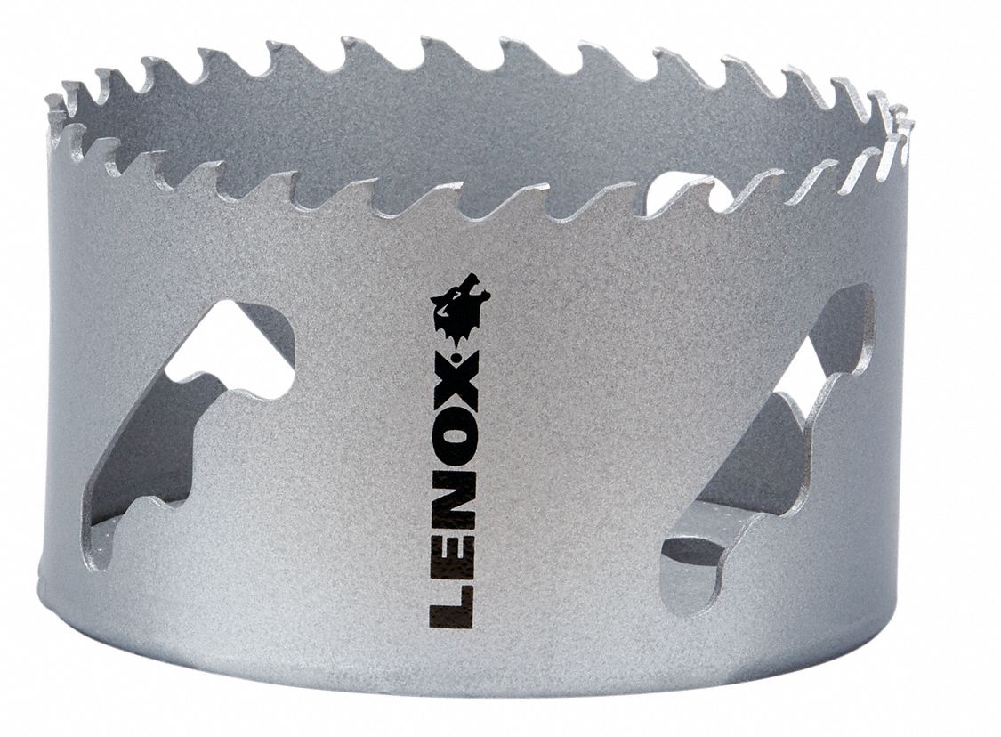 HOLE SAW,3-1/2 IN SAW DIA,CARBIDE TIPPED